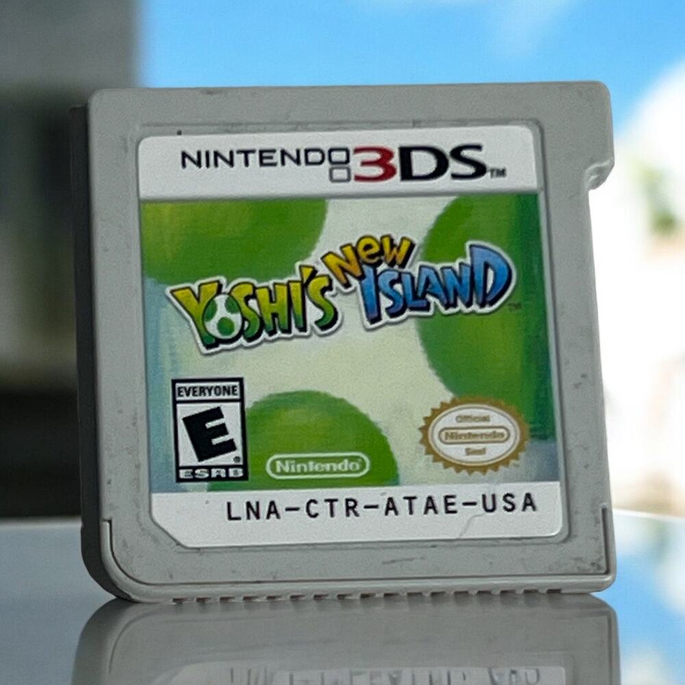 Yoshi's New Island Authentic Nintendo 3DS Game Cartridge Only video game TESTED